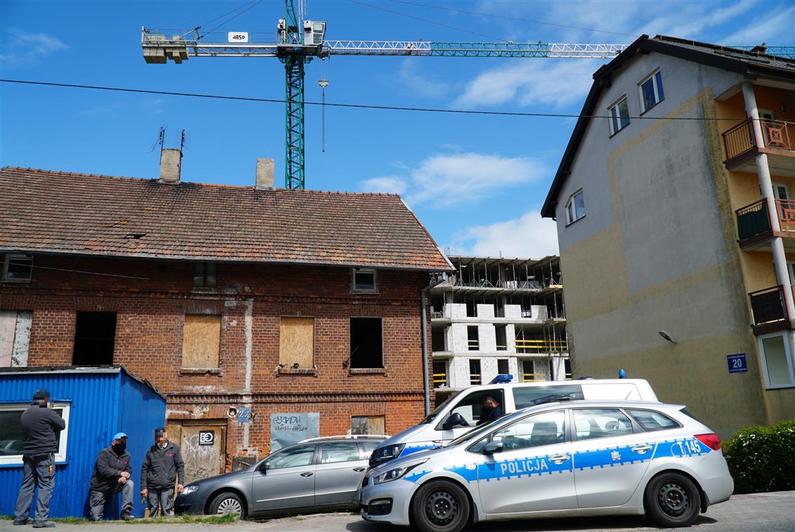 Zgon na budowie w Olsztynie