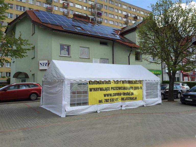 Szybkie testy na koronawirusa w Olsztynie dostępne już dla każdego