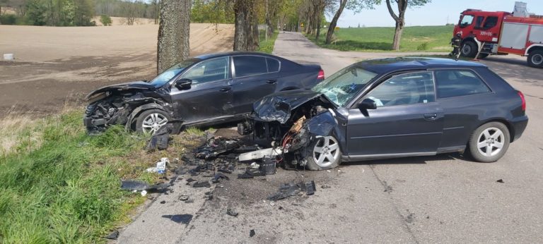 Dwie osoby ranne w wypadku pod Biskupcem