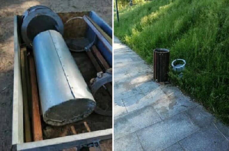 Ale wstyd. Zniszczyli kilkanaście koszy na śmieci na Plaży Miejskiej. Są poszukiwani