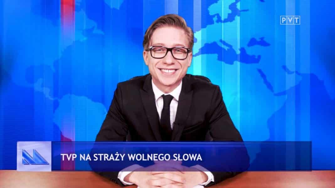 Olsztyński muzyk ze słynnych pasków „Wiadomości” TVP stworzył piosenkę i nagrał teledysk do niej