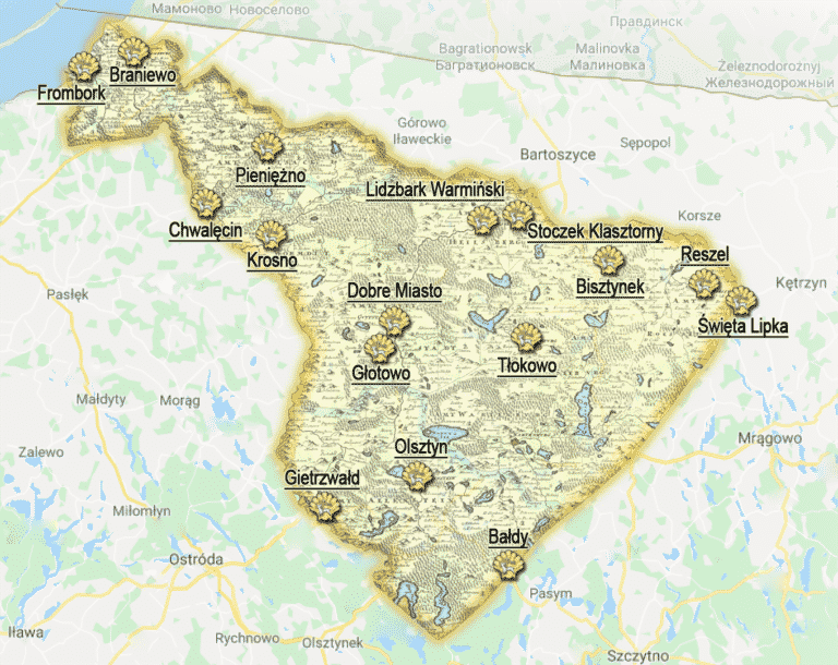 Starostwo zaprasza turystów na Szlak Świętej Warmii