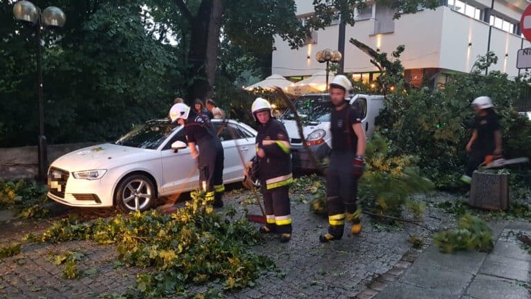 Huragan przeszedł przez Olsztyn? Ponad 100 połamanych drzew
