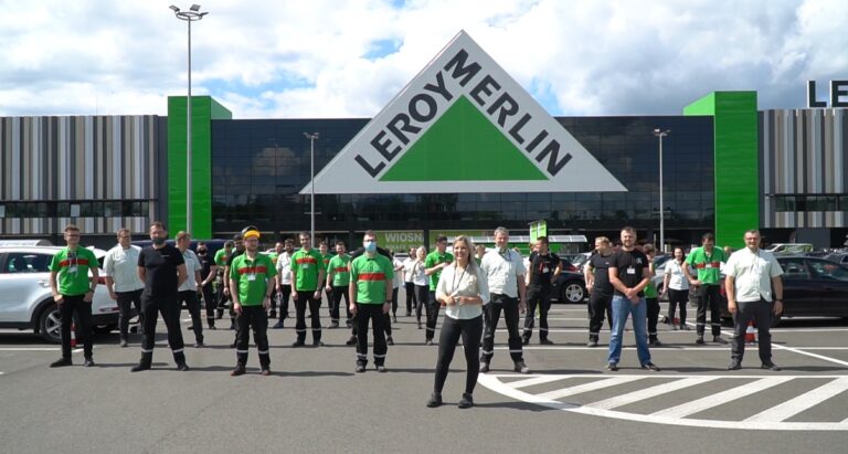 Olsztyński Leroy Merlin podjął niezwykłe wyzwanie. Był spory wysiłek, ale też dużo śmiechu