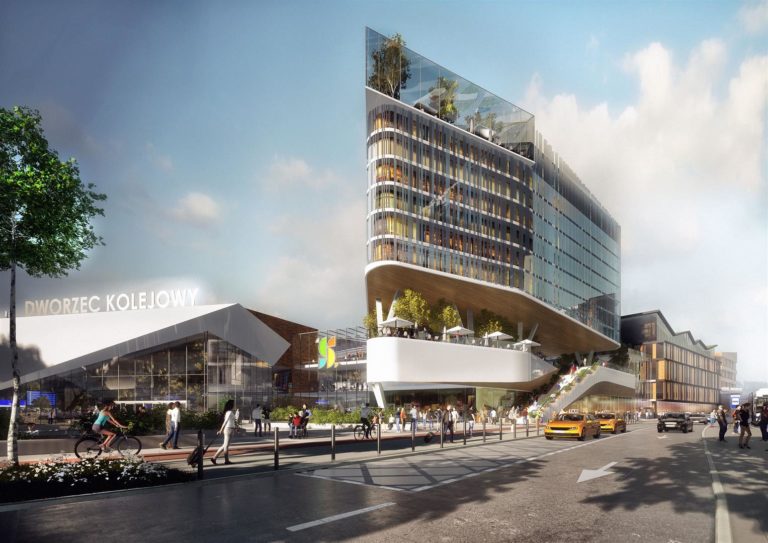 Wizja developera na nowy dworzec w Olsztynie. Powstanie wielofunkcyjne centrum handlowe &bdquo;Synergia&rdquo;
