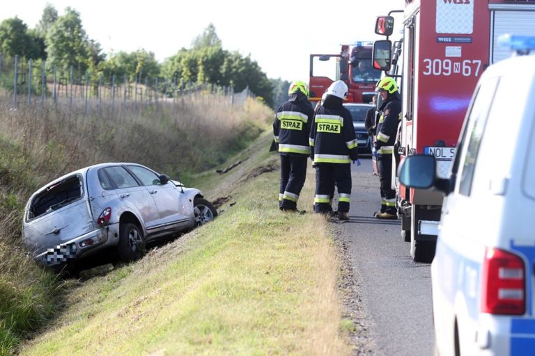 Chciała uniknąć wypadku. Zjechała do rowu