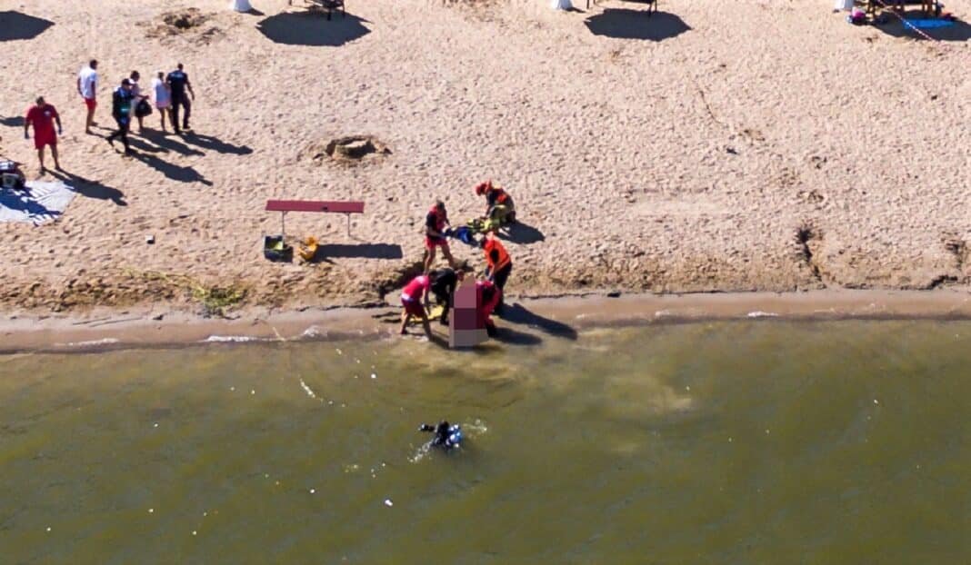 40-latek utonął na niestrzeżonej plaży przy hotelu