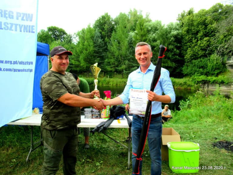 Odbyły się otwarte mistrzostwa wędkarskie, wygrał olsztyniak