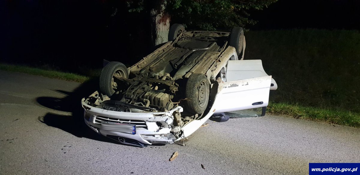 Chciał oszukać policjantów. Twierdził, że to nie on prowadził wydachowane auto