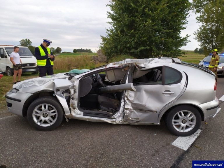 Uderzył w ruiny „bunkra”. Trafił do szpitala.