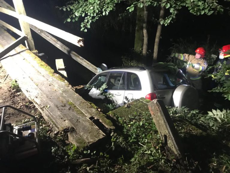 63-latek przebił się przez barierki mostu i spadł