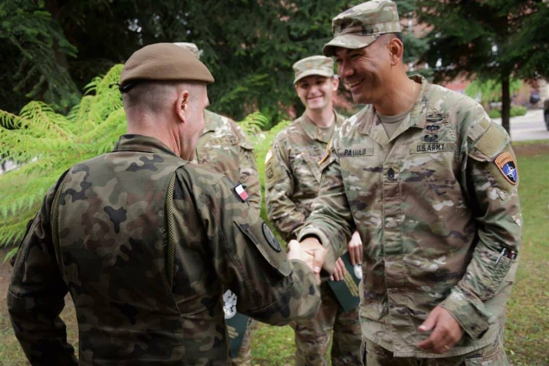 Amerykańscy żołnierze spotkali się z „Terytorialsami” z Warmii i Mazur
