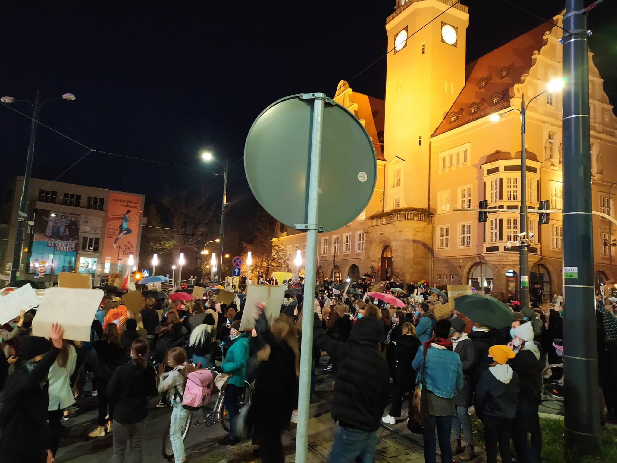 Kolejny dzień protestu. Tym razem kobiety zablokowały centrum Olsztyna w godzinach szczytu