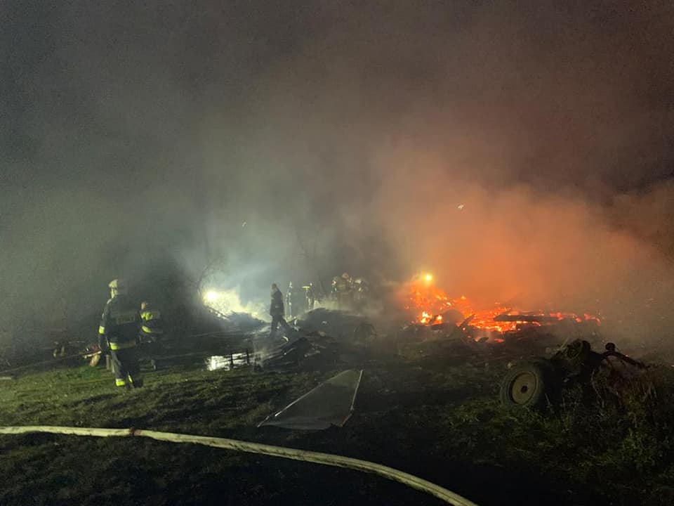 Ogromny pożar pod Olsztynem. 42 strażaków walczyło z ogniem