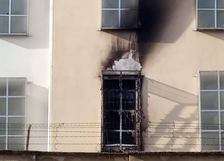 Pożar w Zakładzie Karnym. Podpalenie?