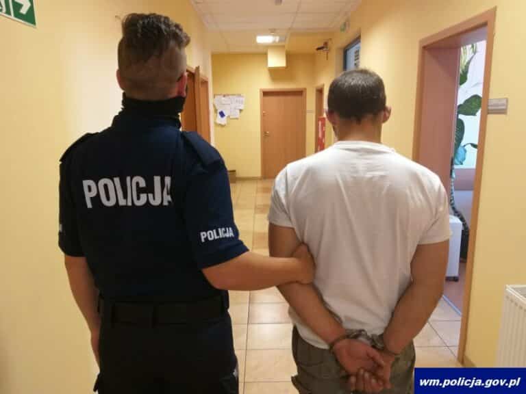 Kradł baterie umywalkowe. Policja znalazła przy nim coś jeszcze