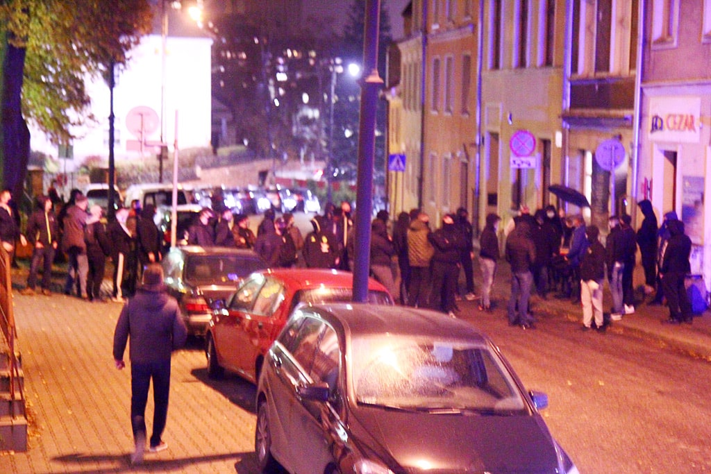 Fotorelacja z wtorkowych protestów w Olsztynie