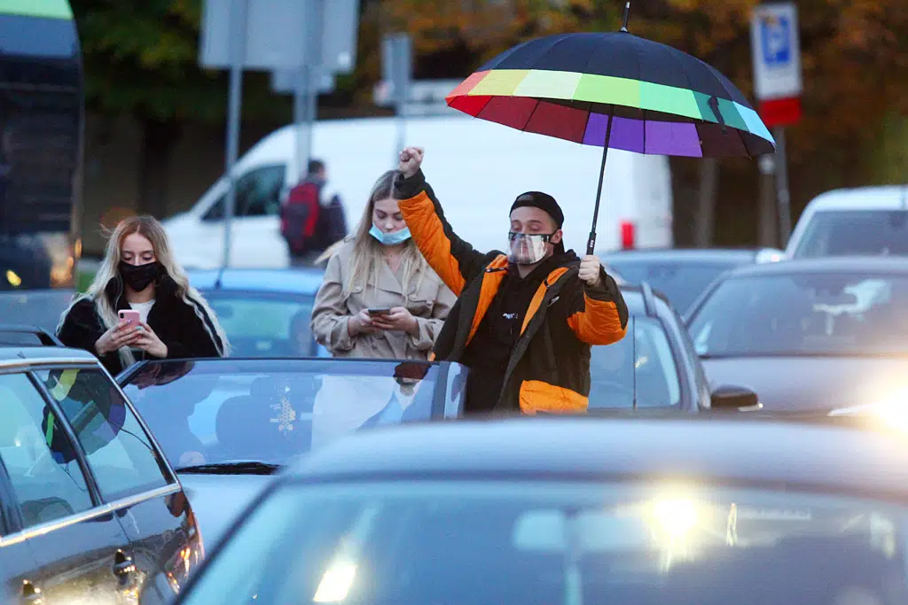 Kolejny dzień protestu. Tym razem kobiety zablokowały centrum Olsztyna w godzinach szczytu