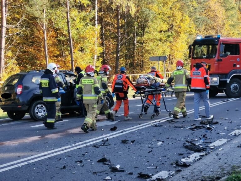 Groźne zderzenie na drodze wojewódzkiej