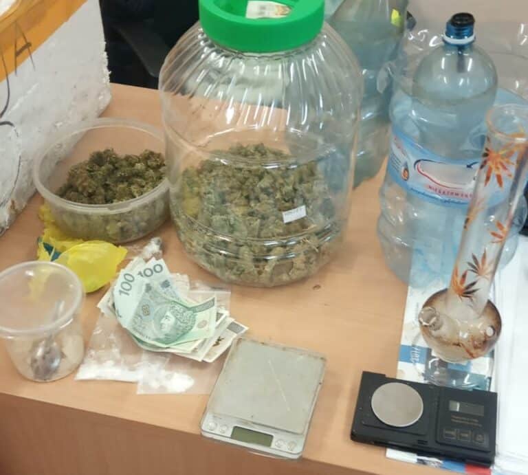 Miał przy sobie ponad 300 gramów środków odurzających