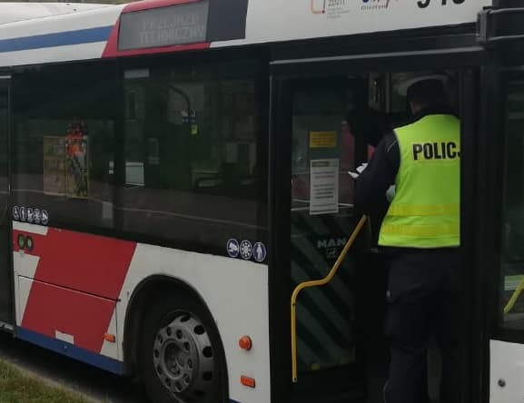 Zderzenie z udziałem autobusu w Olsztynie