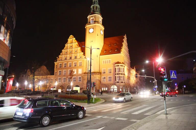 Olsztyn z nowym placem i ulicą