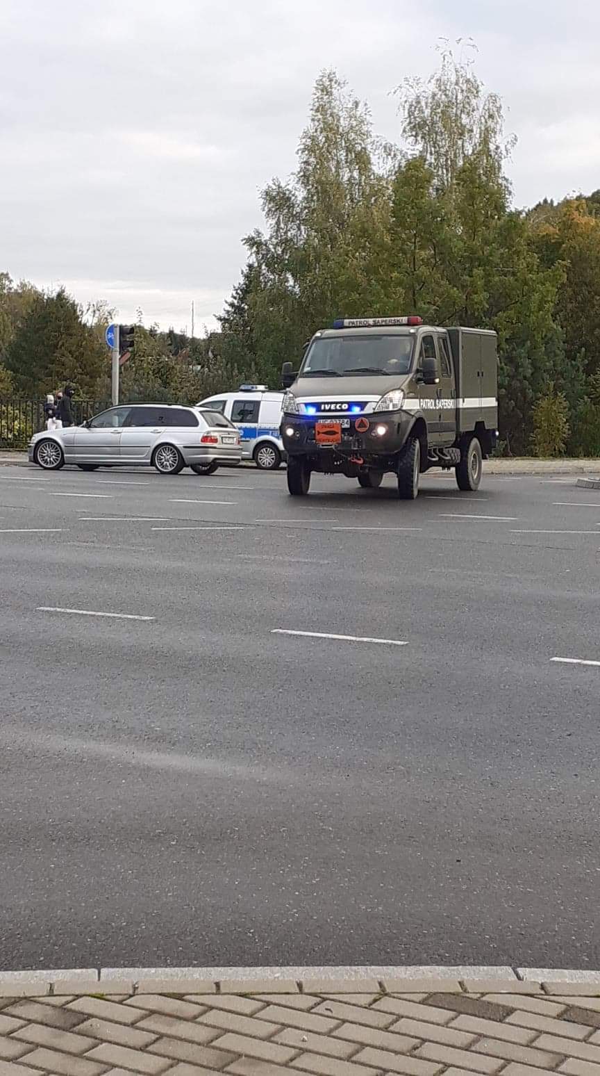 Ewakuacja mieszkańców Olsztyna. Teren został całkowicie odizolowany