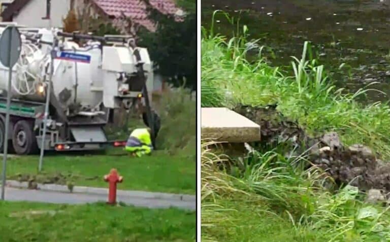 Niepokojące nagranie z nad Łyny. Jest zgłoszenie od ratusza