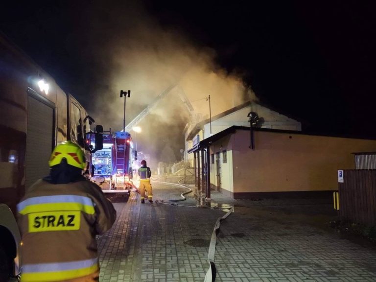 Pożar świetlicy wiejskiej