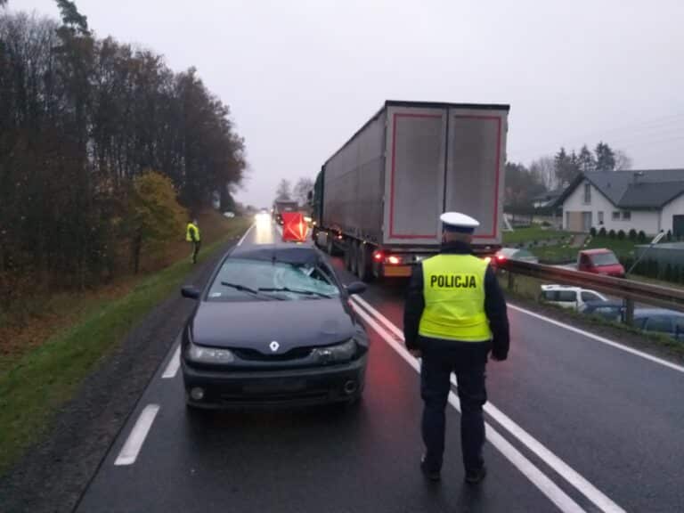 Śmiertelny wypadek na DK16