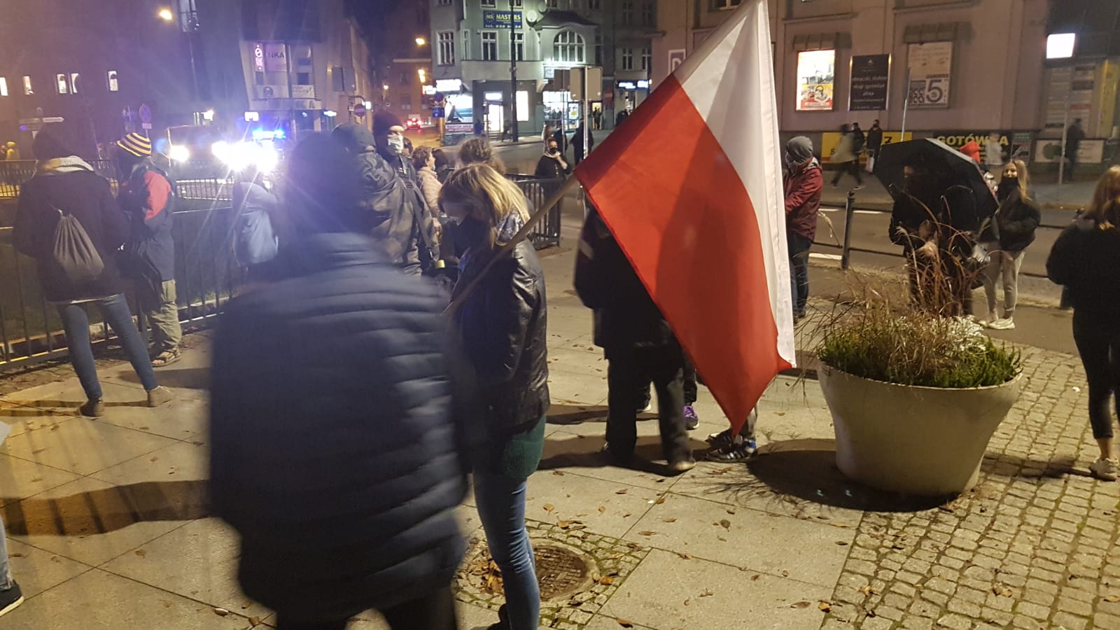 Fotorelacja z środowych protestów kobieta protest Olsztyn, Wiadomości