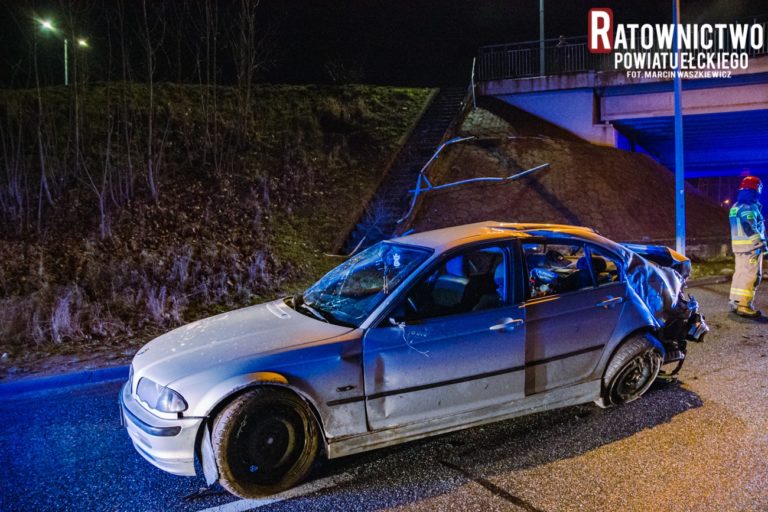 21-latek w BMW spadł z mostu