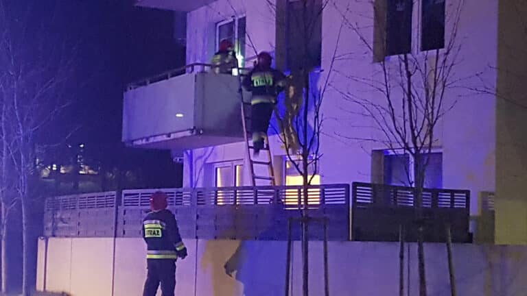 Spalony garnek był przyczyną ewakuacji bloku