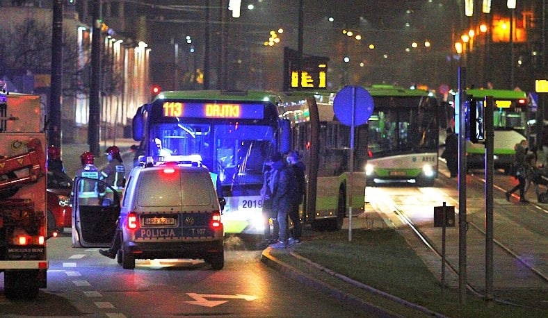 Kolejne zderzenie z autobusem w Olsztynie