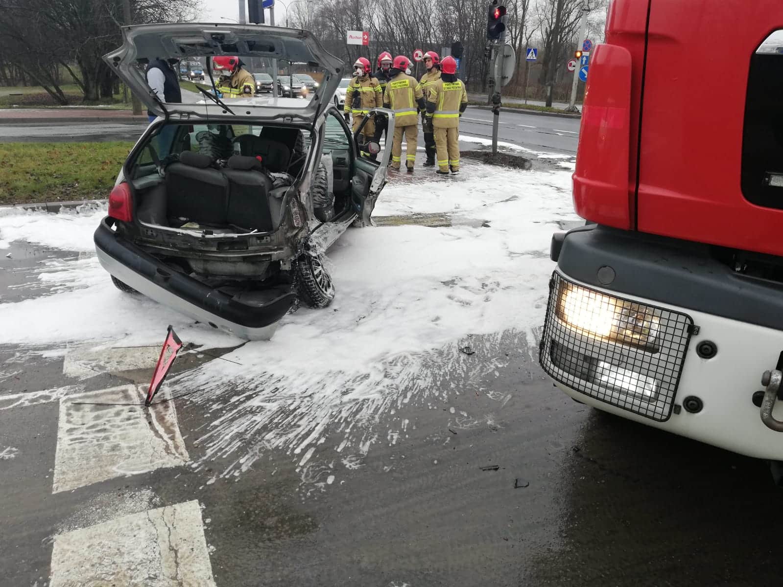 Groźna kolizja w Kortowie wypadek Wiadomości