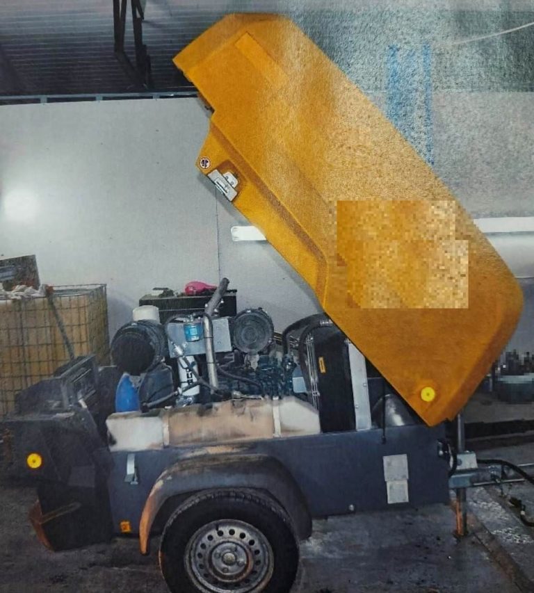 Ukradł sprężarkę o wartości 90 tys. złotych