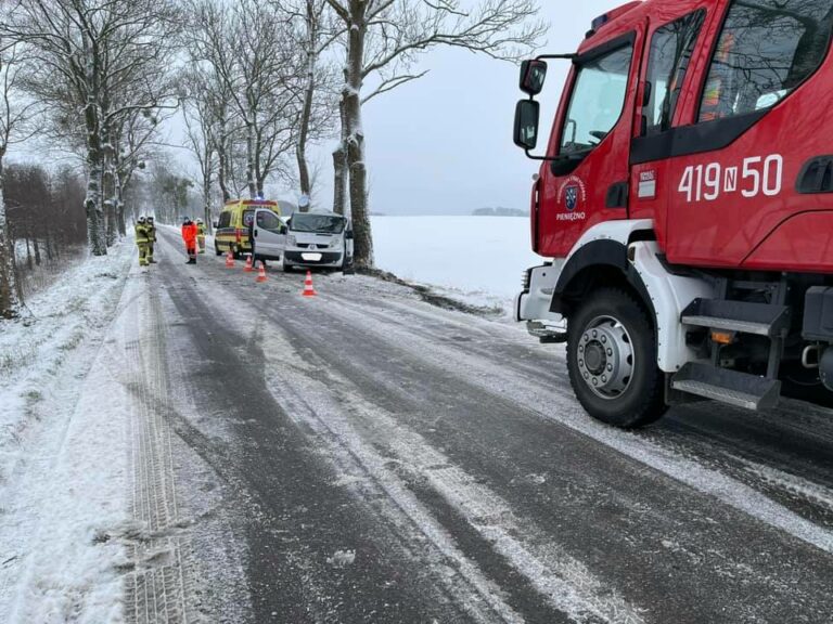 Bus uderzył w drzewo