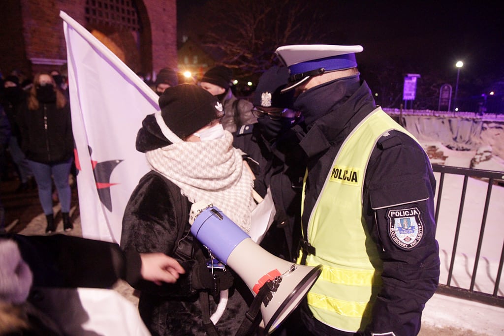 Odbył się kolejny protest w Olsztynie