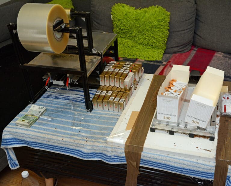 Nielegalny biznes produkcji papieros&oacute;w na pierwszym miejscu