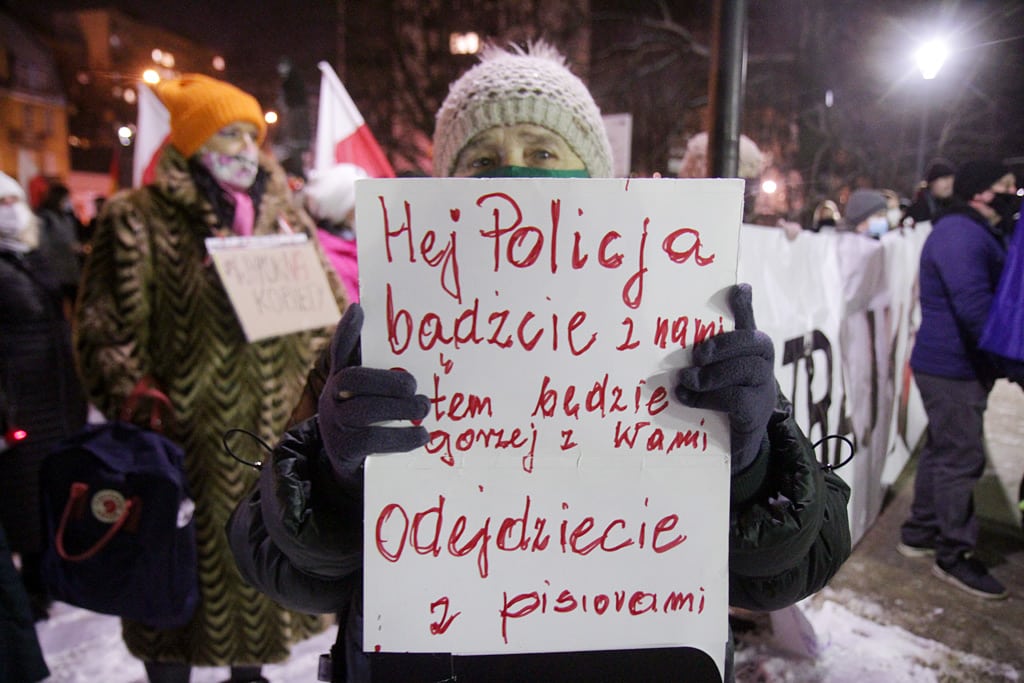Odbył się kolejny protest w Olsztynie