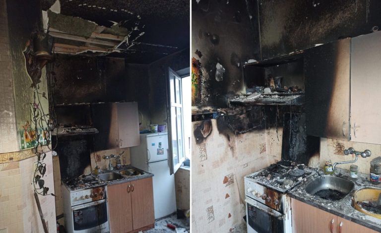 Pożar mieszkania. Policja ewakuował mieszkańc&oacute;w