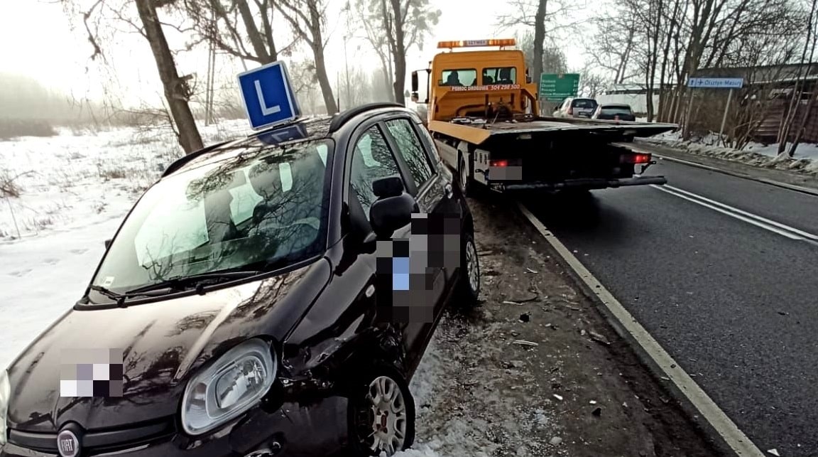 Auto wjechało czołowo w "Elkę" wypadek Olsztyn, Wiadomości
