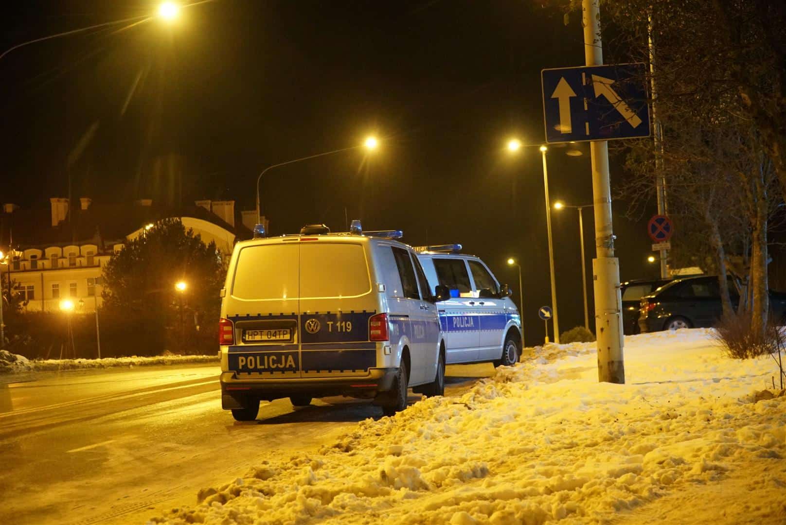 Nocna interwencja policji na ul. Wilczyńskiego