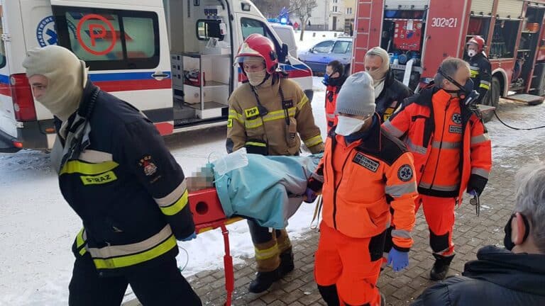 Pożar w bloku na ul. Jagiellońskiej