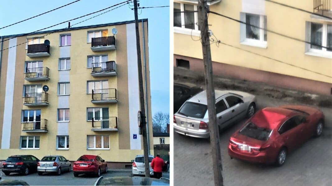27-latek wypadł z balkonu na czwartym piętrze