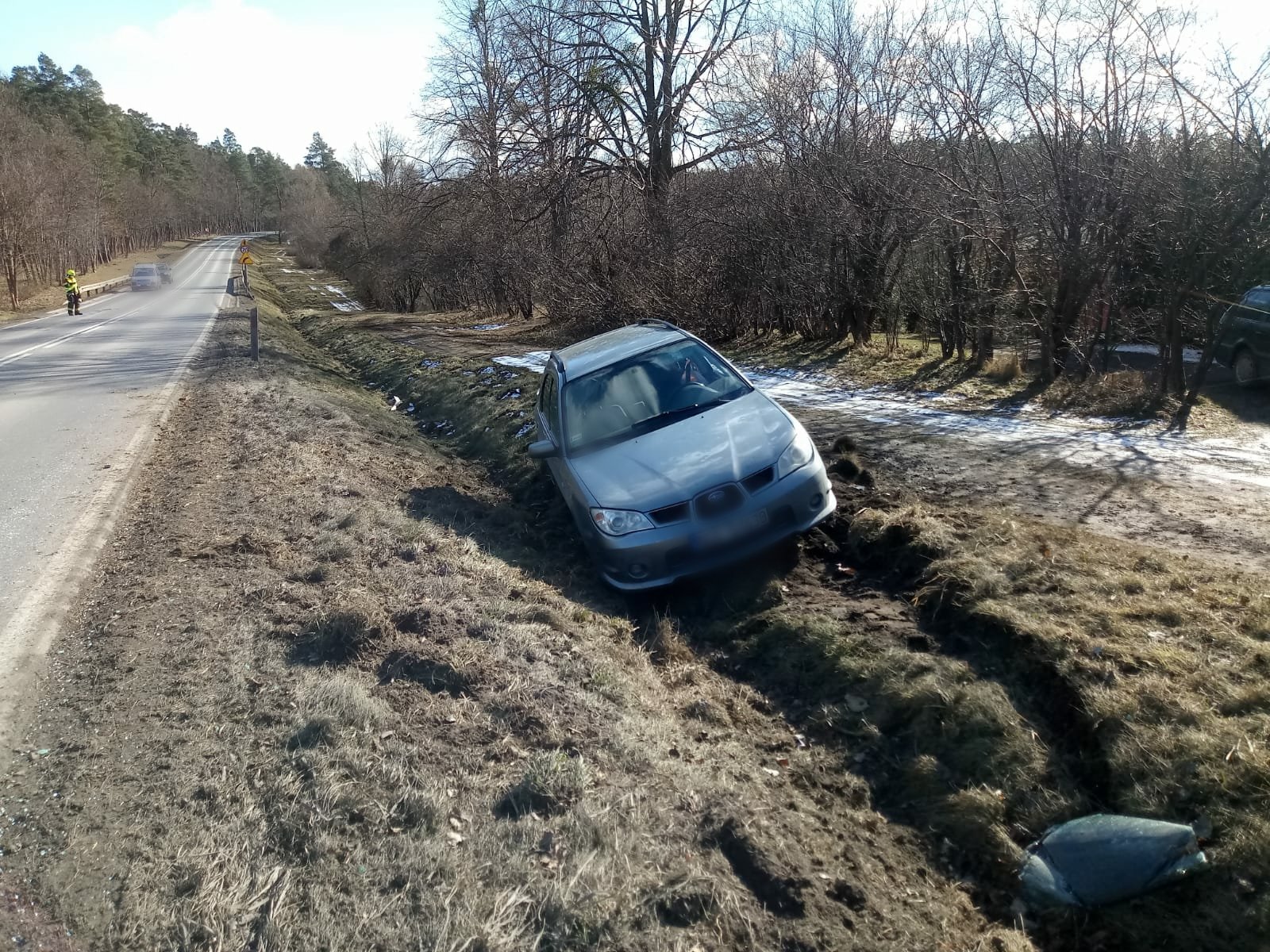 Kierowca Volvo zderzył się czołowo z Subaru Dobre Miasto Wiadomości, Olsztyn