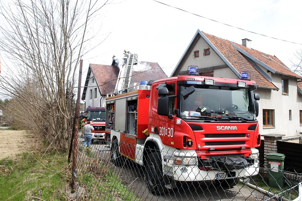 Pożar domu na Dajtkach pożar Wiadomości, Olsztyn