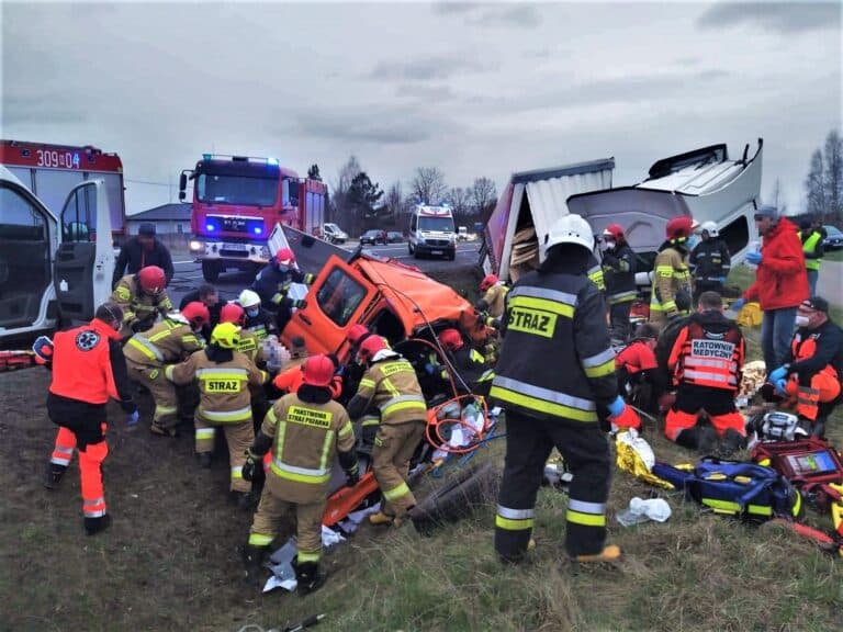 Tragiczne żniwo wczorajszego wypadku. 41-latek zmarł w szpitalu