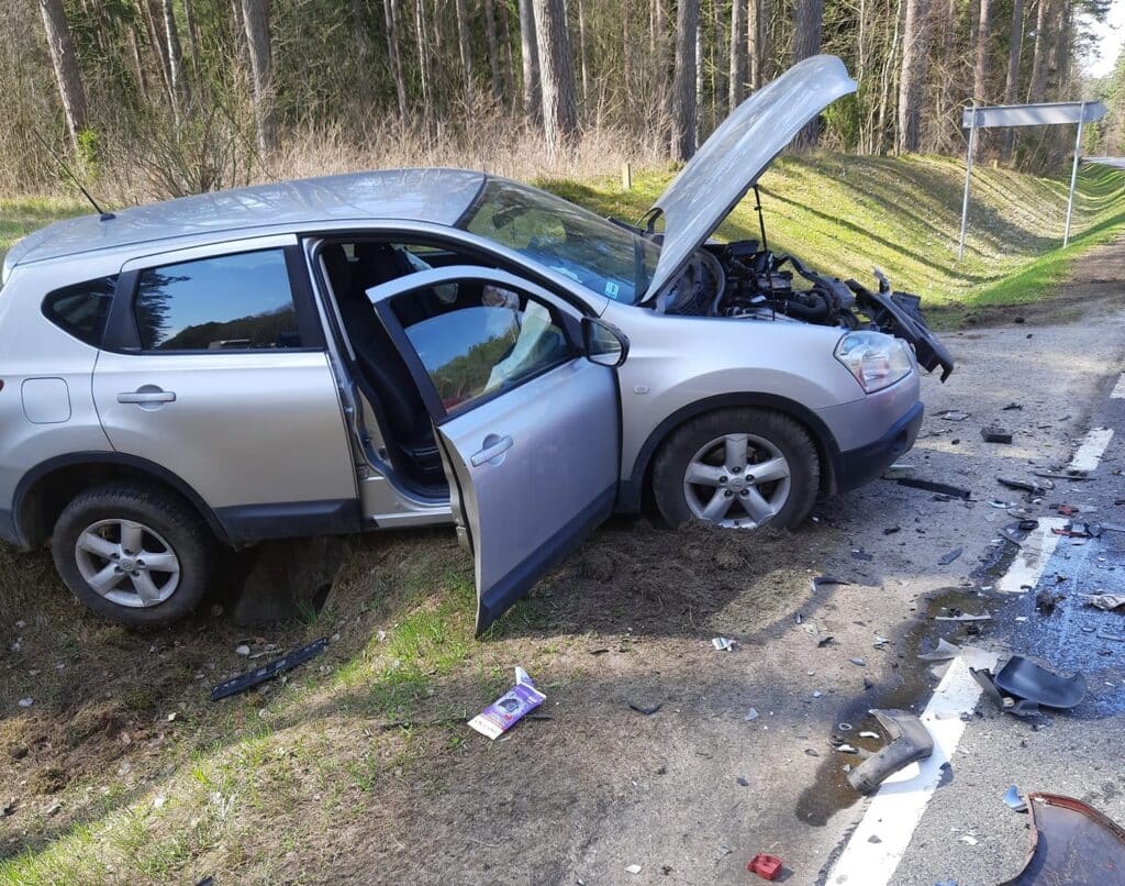 Dwóch kierowców w szpitalu. Groźne zderzenie wypadek Wiadomości, Mrągowo