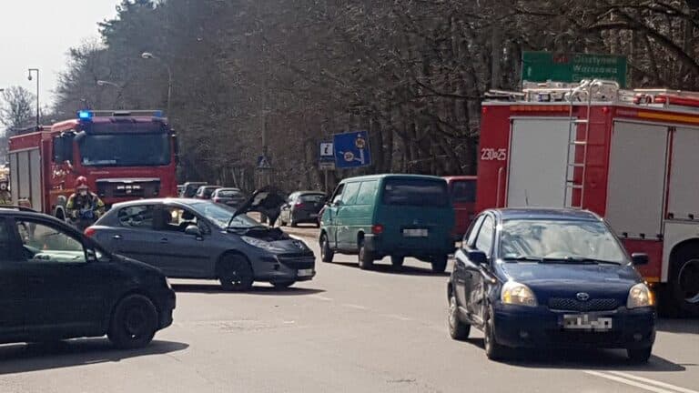 Duże utrudnienia po wypadku w Olsztynie. Miasto się korkuje